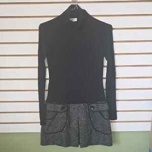 Bailey 44 Fe Fi Fo Fum mixed media dress Med